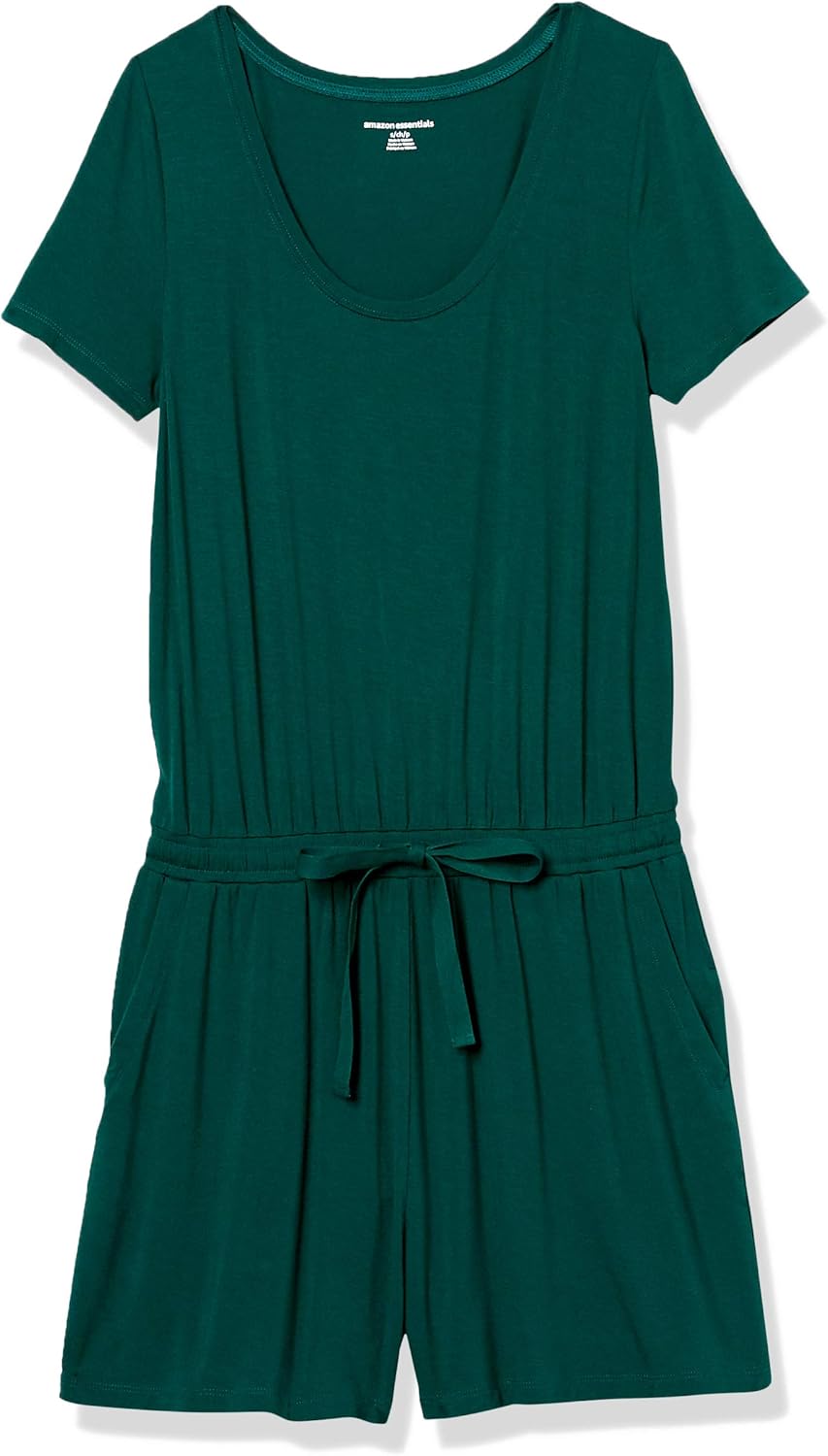 Thumbnail 3 de Amazon Essentials women’s short-sleeve scoop neck playsuit