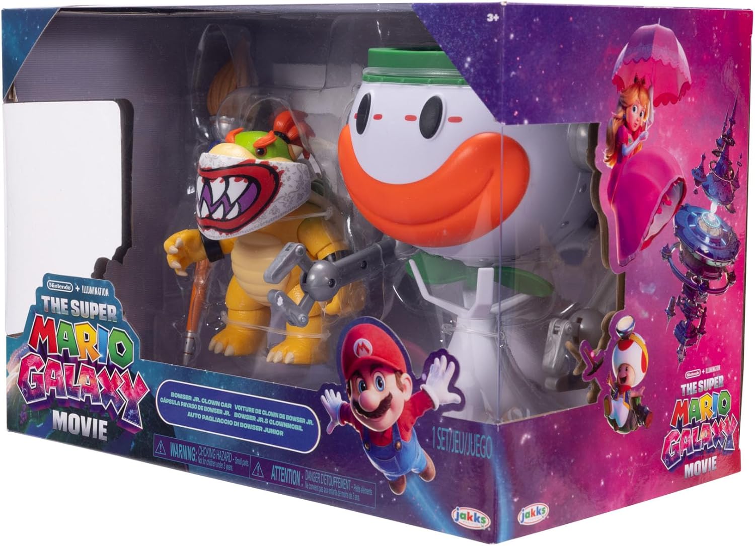 Thumbnail 5 de Bowser Jr. Action figure da 12,7 cm con Clown Car interattiva – Jakks Pacific (Super Mario Galaxy)