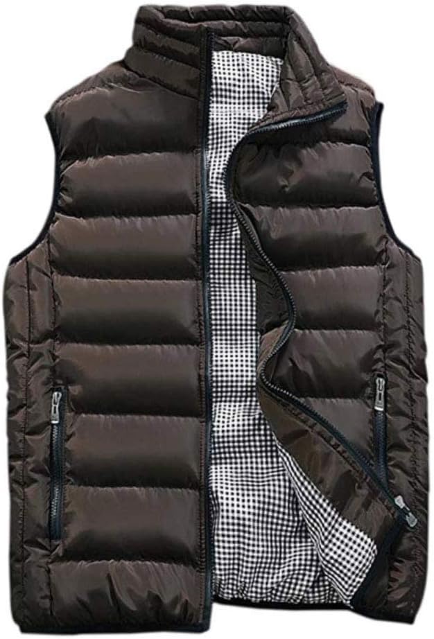 Detalle de Vcansion Men's Stand Collar Outdoor Vest 🌲