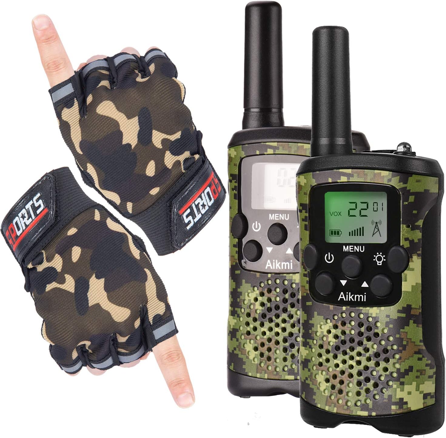 Detalle de Kids Walkie Talkies for Outdoor Adventures: 8-Channel 2-Way Radio for Children Aged 4+