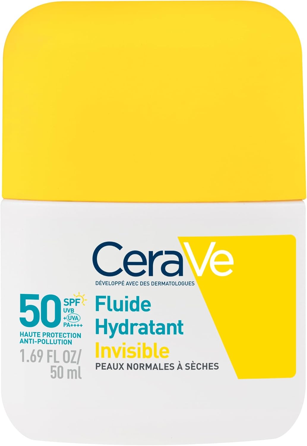 Detalle de CeraVe Fluide Hydratant Invisible SPF 50 Visage – Haute Protection