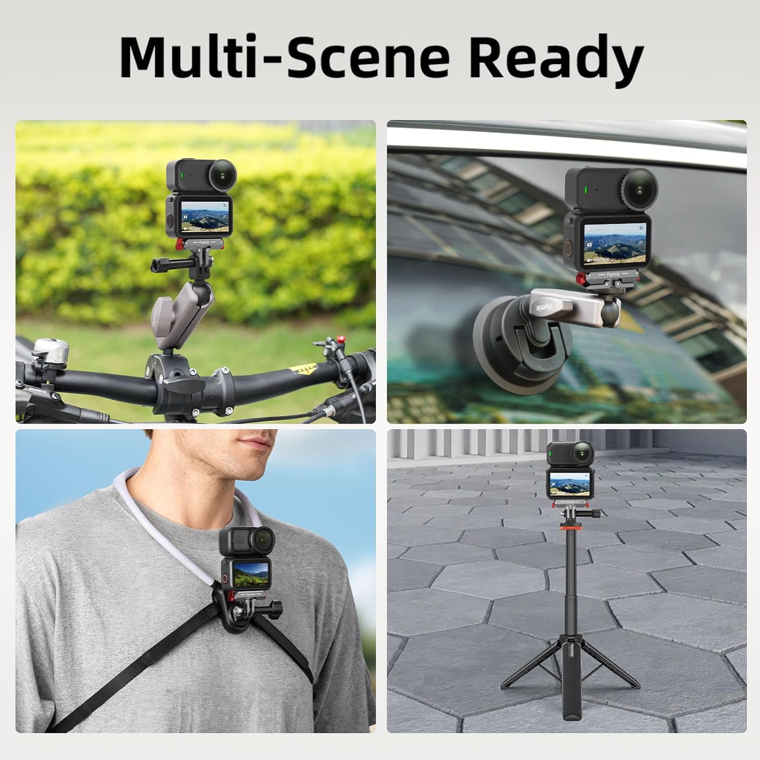 Thumbnail 6 de BRDRC Quick Release Mount for DJI Nano — Aluminum Alloy Magnetic Expansion Adapter with Go Pro & 1/4 Inch Screw Adapter