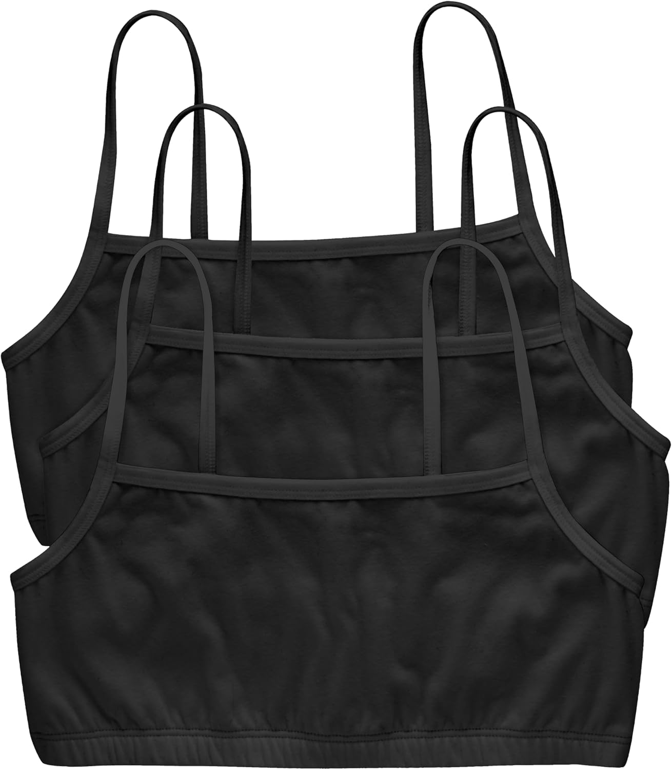 Thumbnail 6 de Hanes 3-Pack Short Crop Bralette for Women — Soft, Wireless Support and Cool Comfort