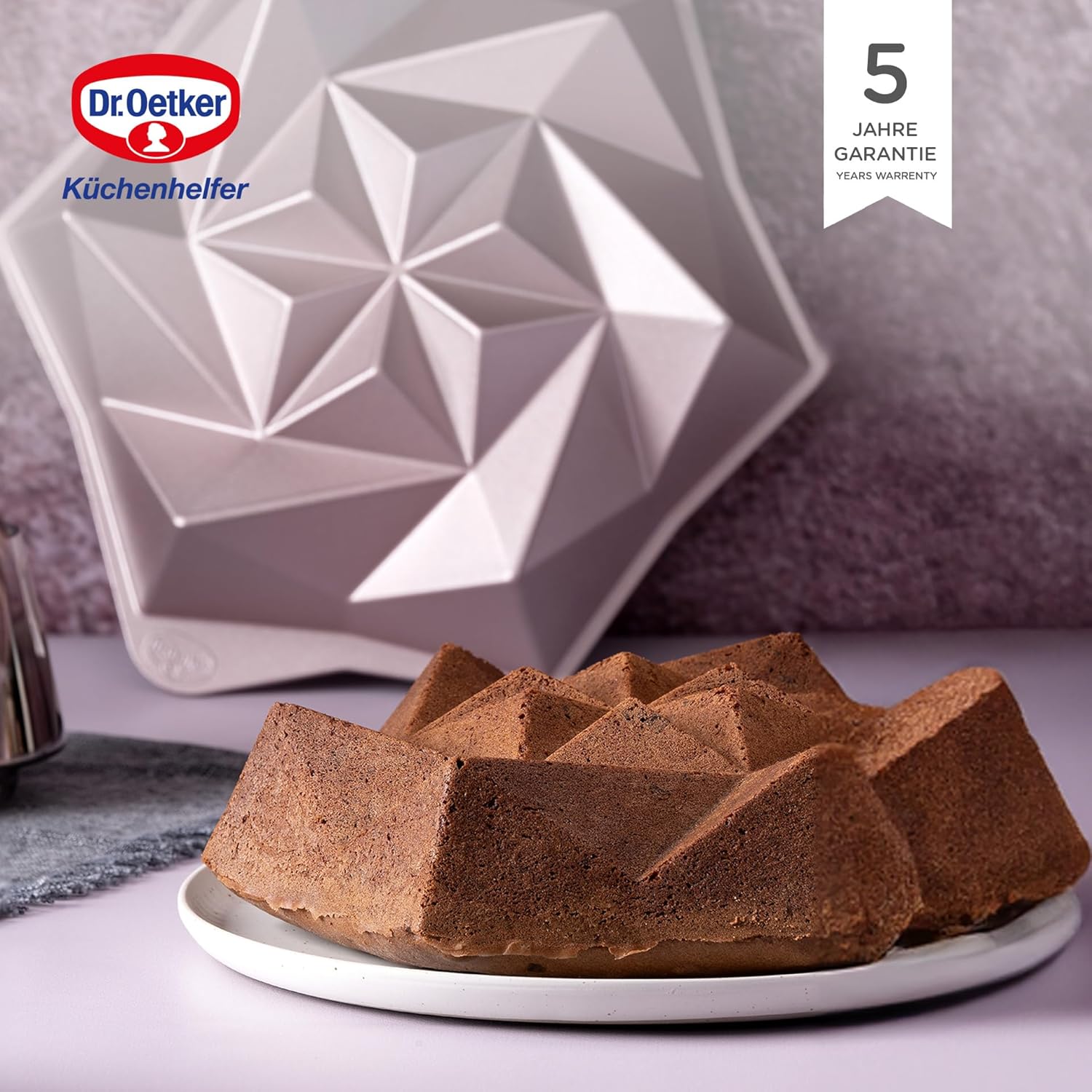Thumbnail 6 de Dr. Oetker Creative Rundform Origami – Ø28 x 7 cm, rose-gold, PFAS-freie Antihaftbeschichtung