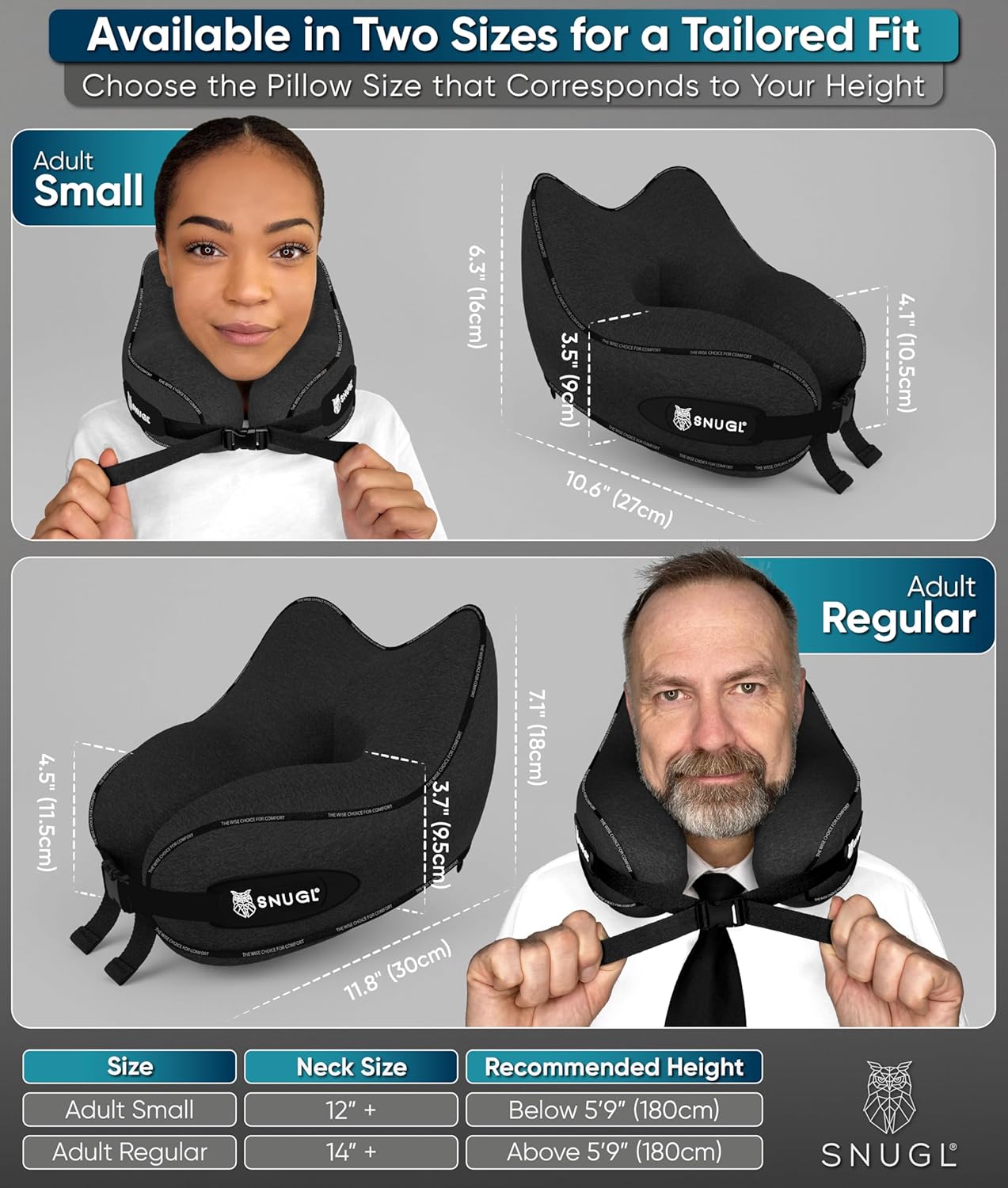 Thumbnail 4 de SNUGL memory foam travel neck pillow