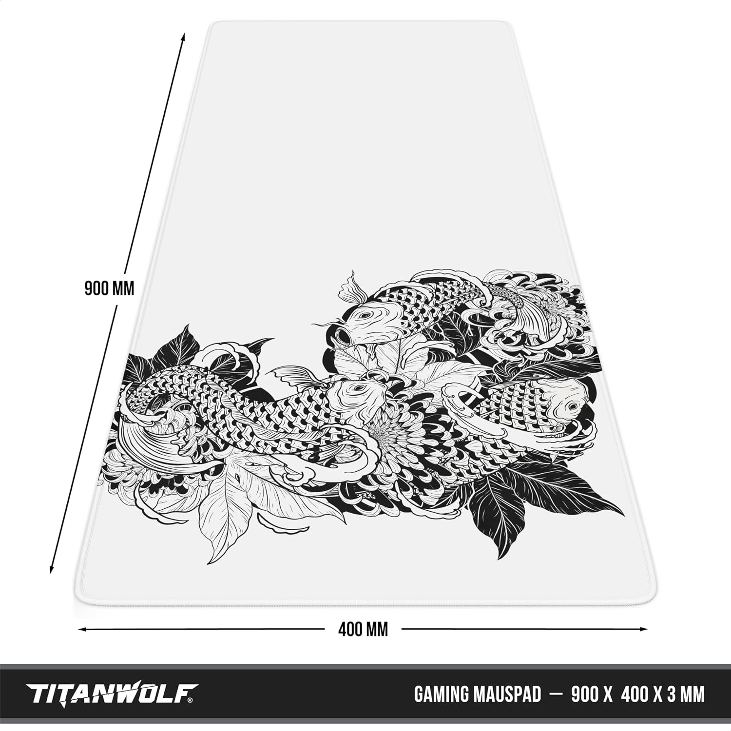 Detalle 2 de TITANWOLF XXL Speed Mauspad 900 x 400 mm