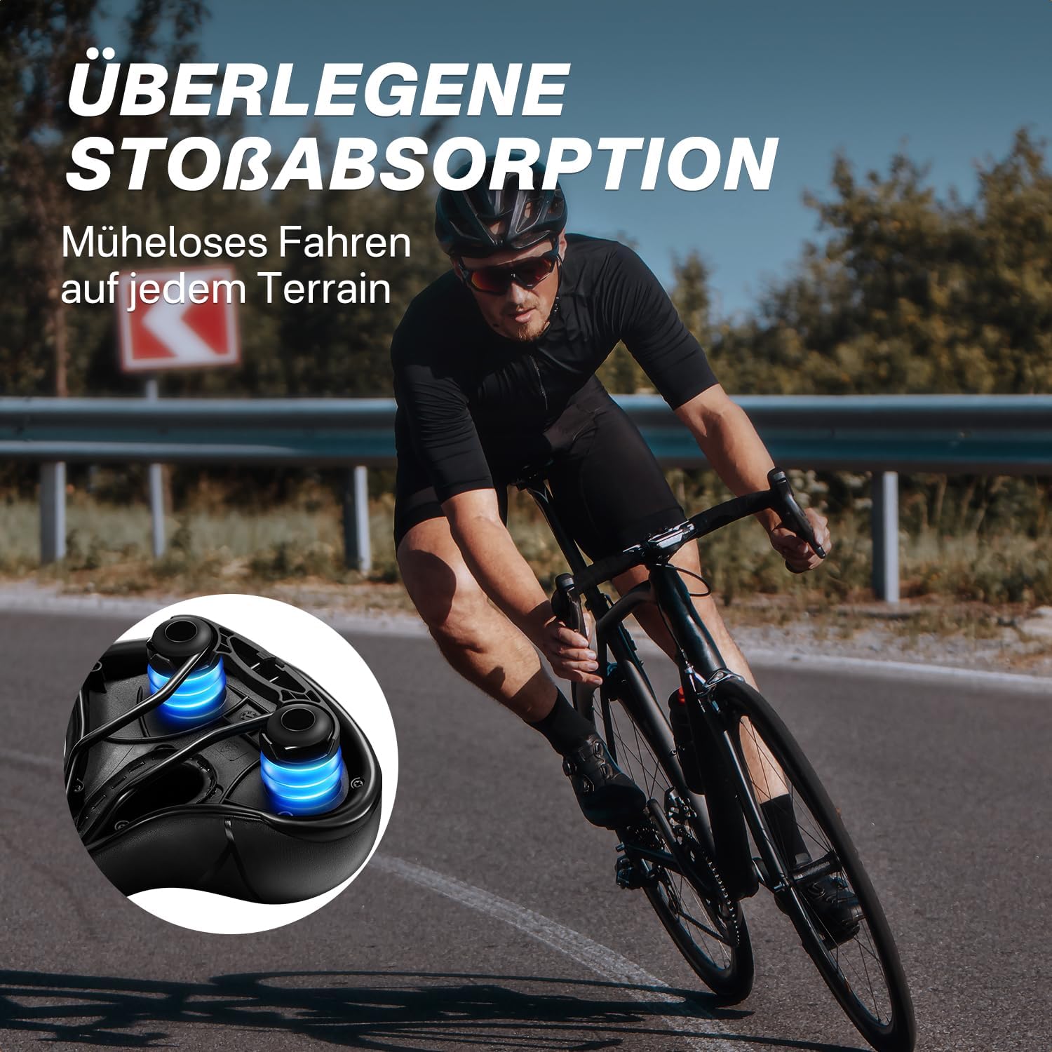 Thumbnail 4 de YOUNGDO Fahrradsattel Gel Komfort Sitz