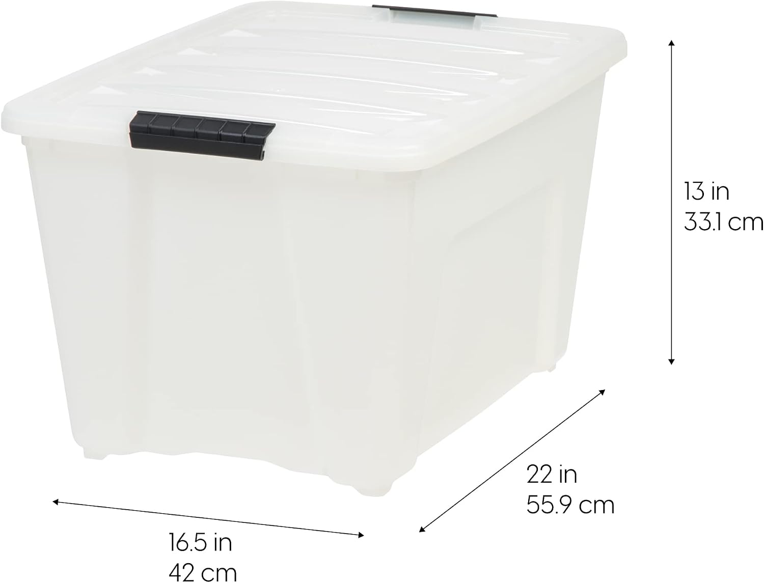 Detalle 2 de IRIS USA 54 QT Storage Box 4-Pack