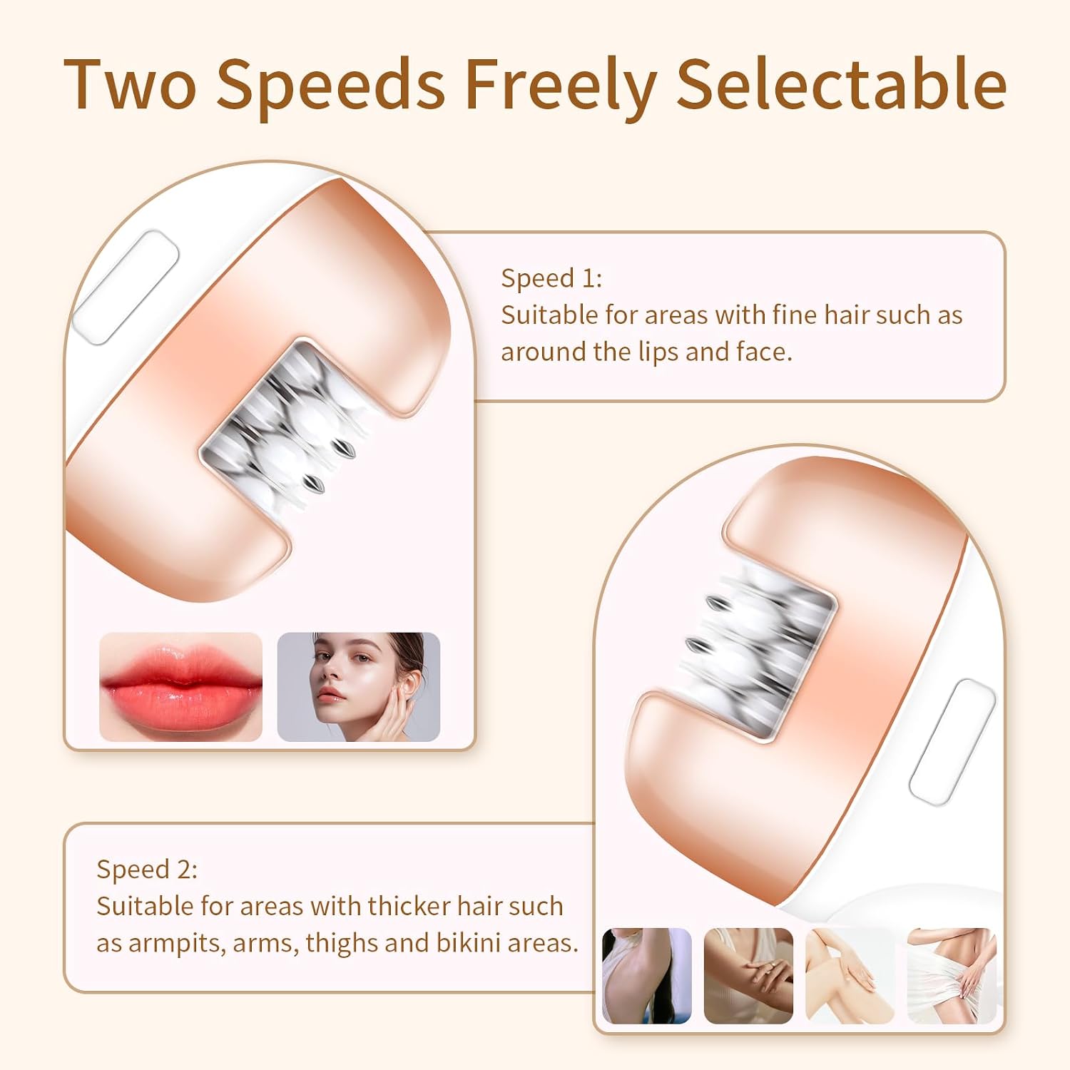 Thumbnail 4 de Epilaor for Women Cordless & Rechargeable 3-in-1: Shaver, Epilator and Foot Care in One