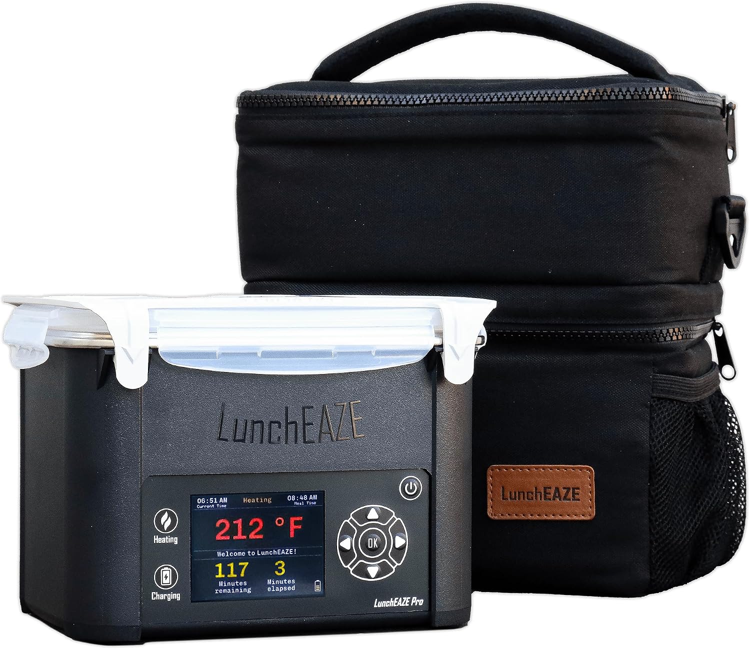 Detalle de LunchEAZE Pro Cordless Heated Lunchbox 4-Cup 🍱