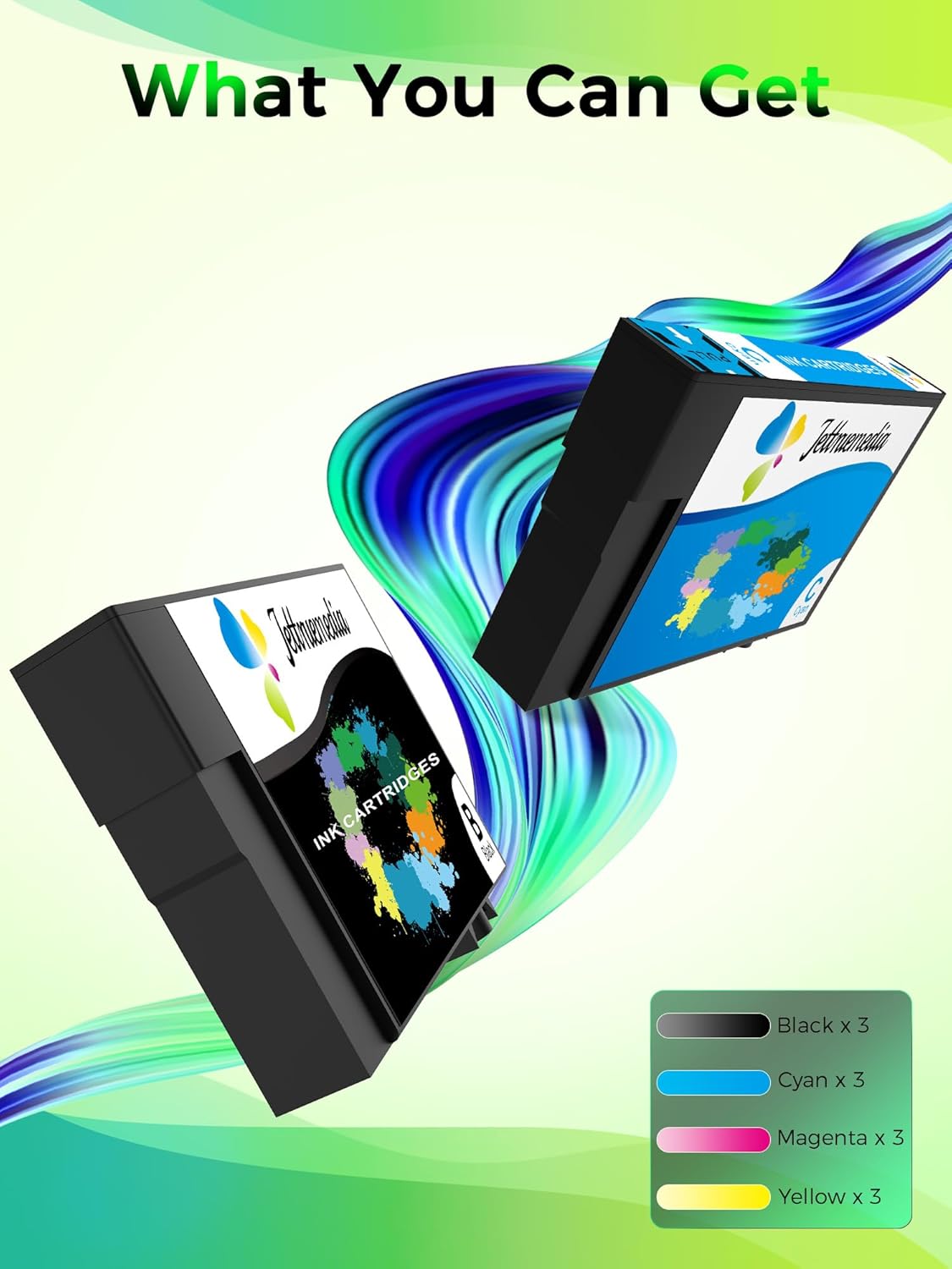 Thumbnail 3 de Jettruemedia 604XL cartucce compatibili per Epson Expression Home e WorkForce (confezione da 12, multipack)