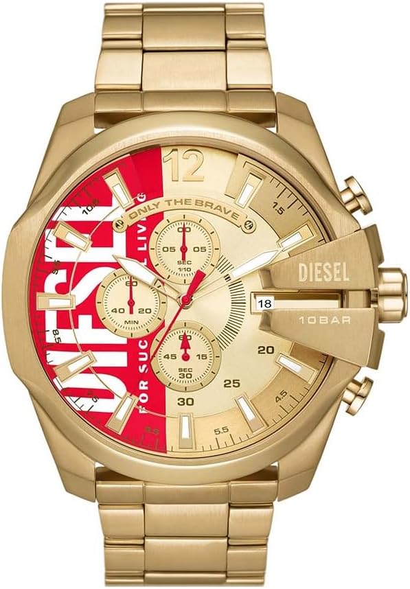 Thumbnail 5 de Diesel Mega Chief Herren-Chronograph mit Edelstahlarmband (rund, 51 mm, bis 100 m)
