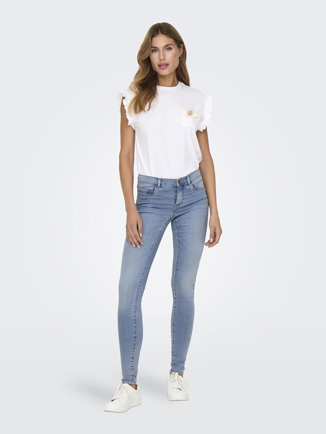 Thumbnail 2 de ONLY ONLRAIN REG Skinny DNM NOOS Damenjeans blau – figurbetont für Streetwear & Alltag