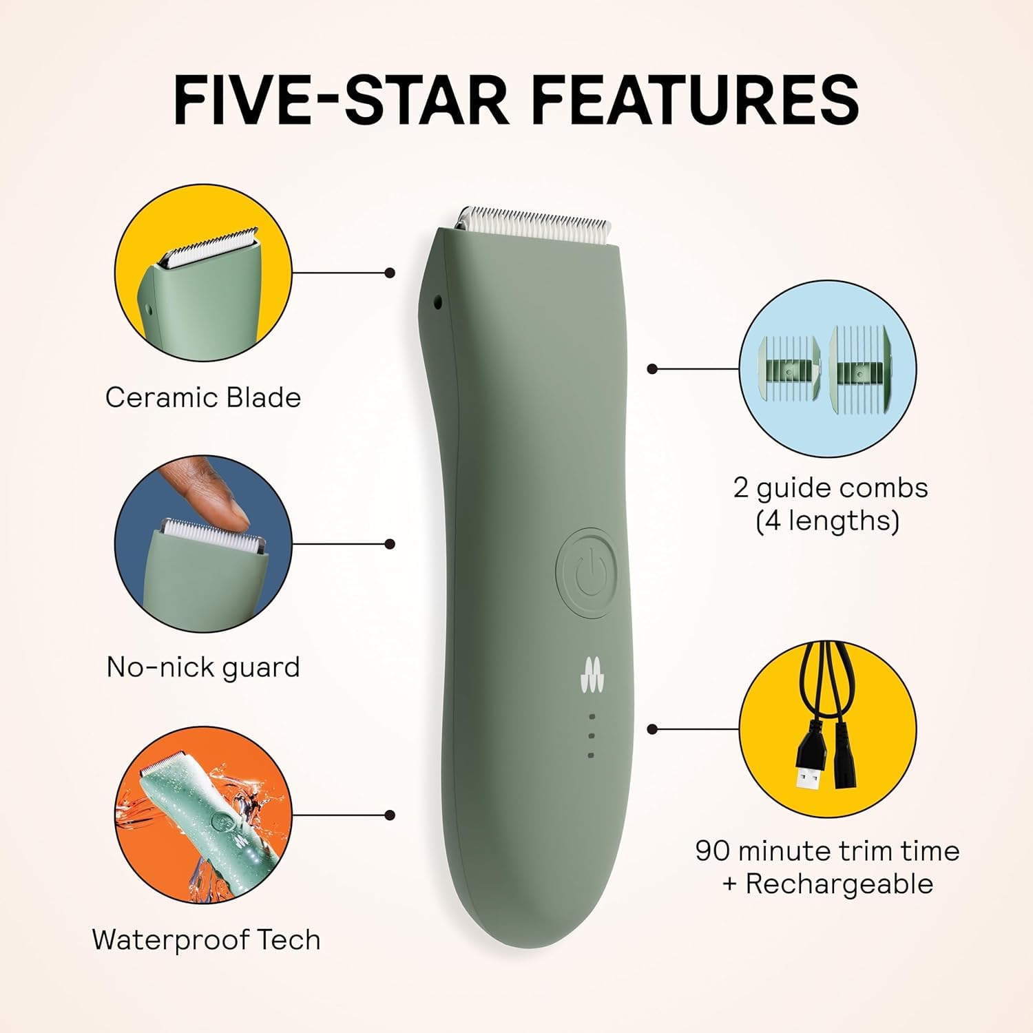 Thumbnail 2 de MERIDIAN The Trimmer Original body hair trimmer ✂