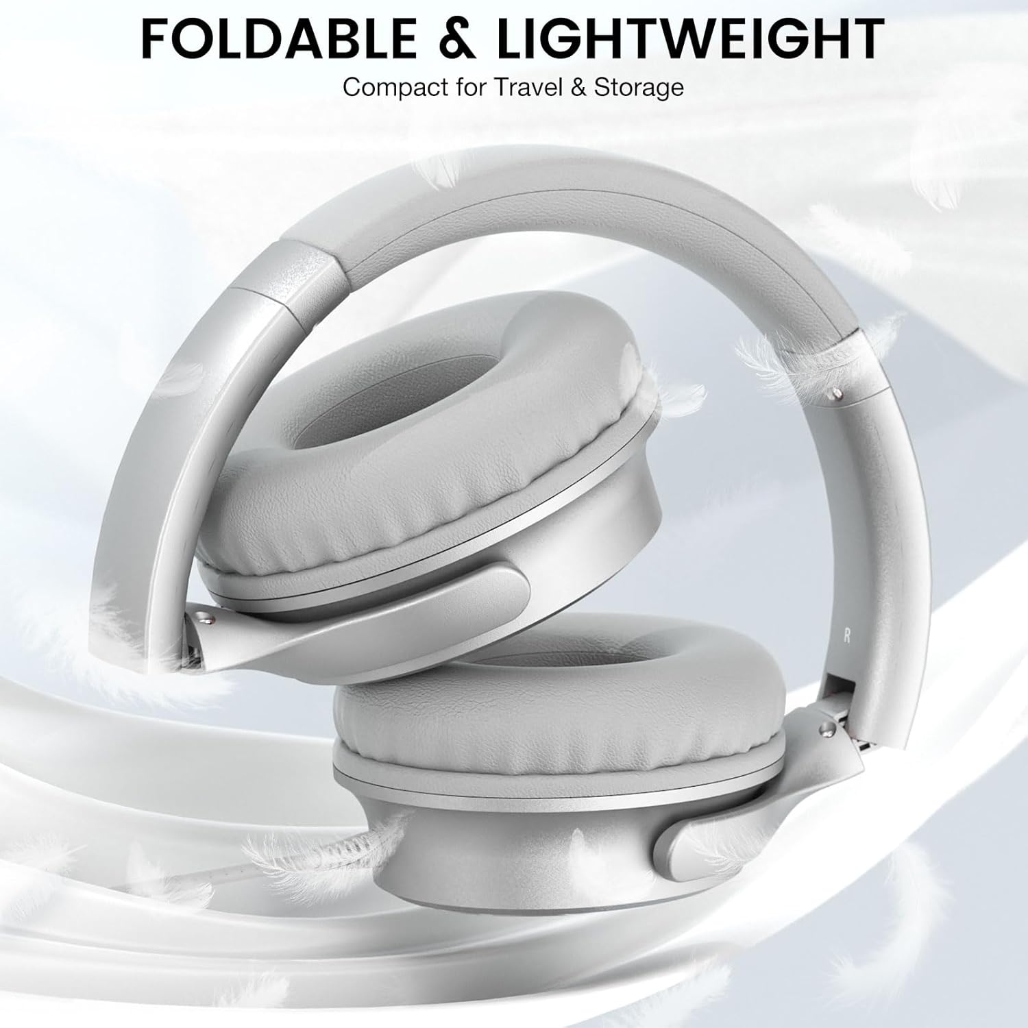 Detalle de Wuopzf USB-C Wired Over-Ear Headphones with Microphone and Share Port