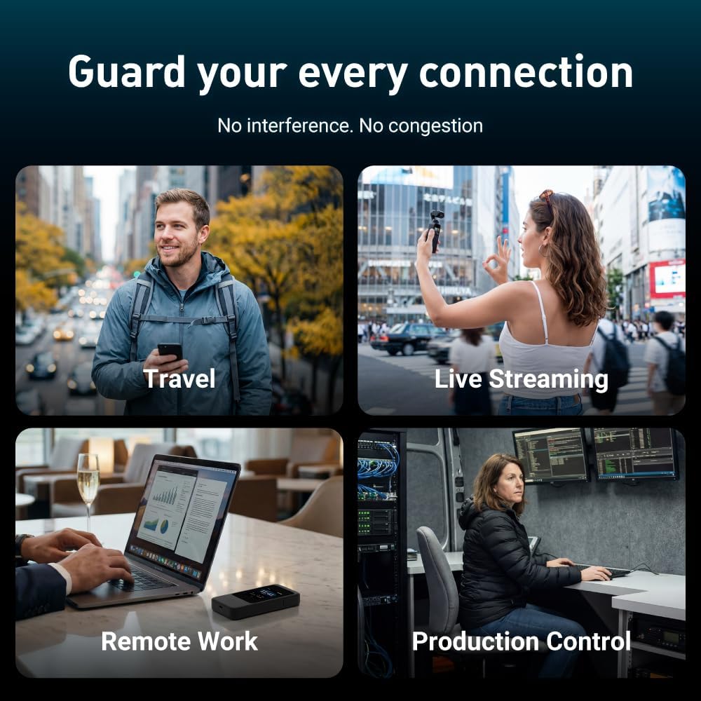 Thumbnail 5 de GL.iNet MUDI 7 (GL-E5800): Travel Router with Wi‑Fi 7, 5G, eSIM, and Dual SIM