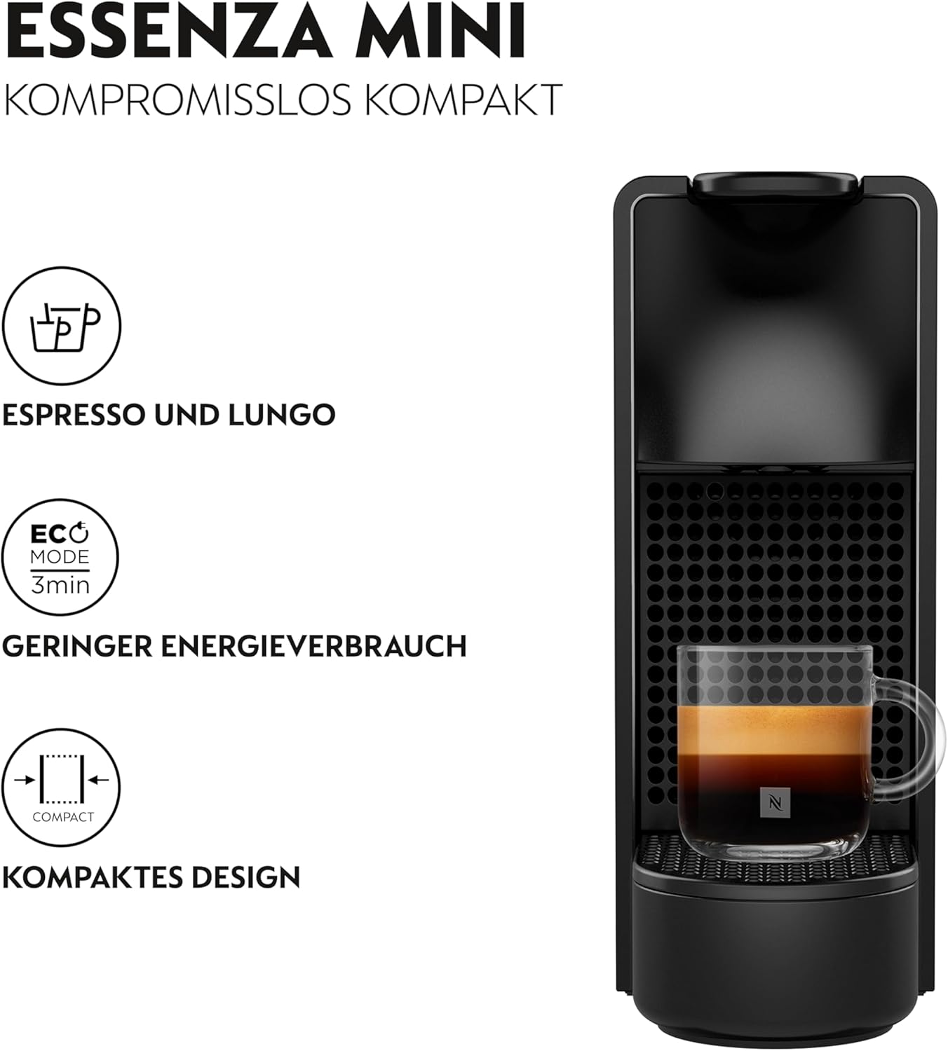 Thumbnail 1 de Nespresso Krups Essenza Mini Kaffeekapselmaschine 0,6 l
