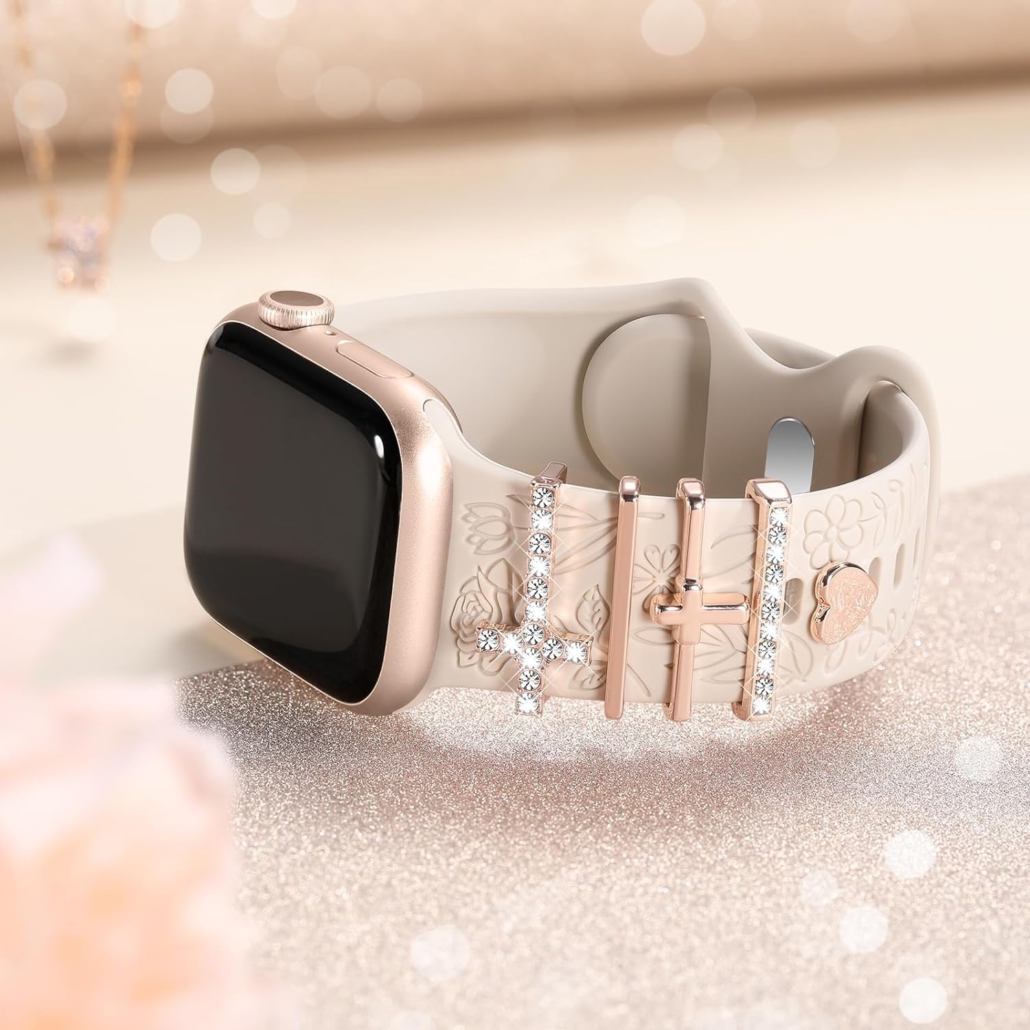 Thumbnail 6 de Cinturino Apple Watch in silicone 38mm incisi