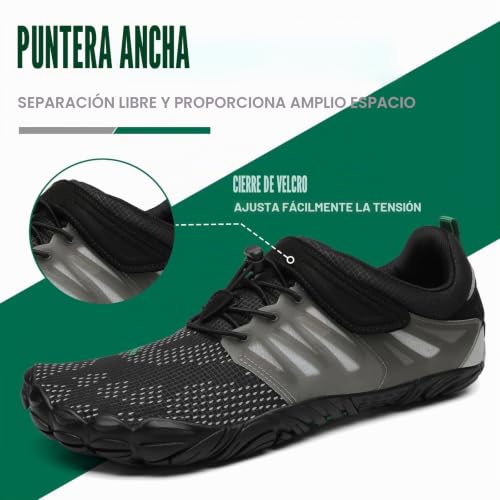 Thumbnail 1 de SAGUARO Zapatillas Barefoot para Hombre y Mujer, Minimalistas con Suela Zero Drop (Gr.38) – Flexibles y Transpirables