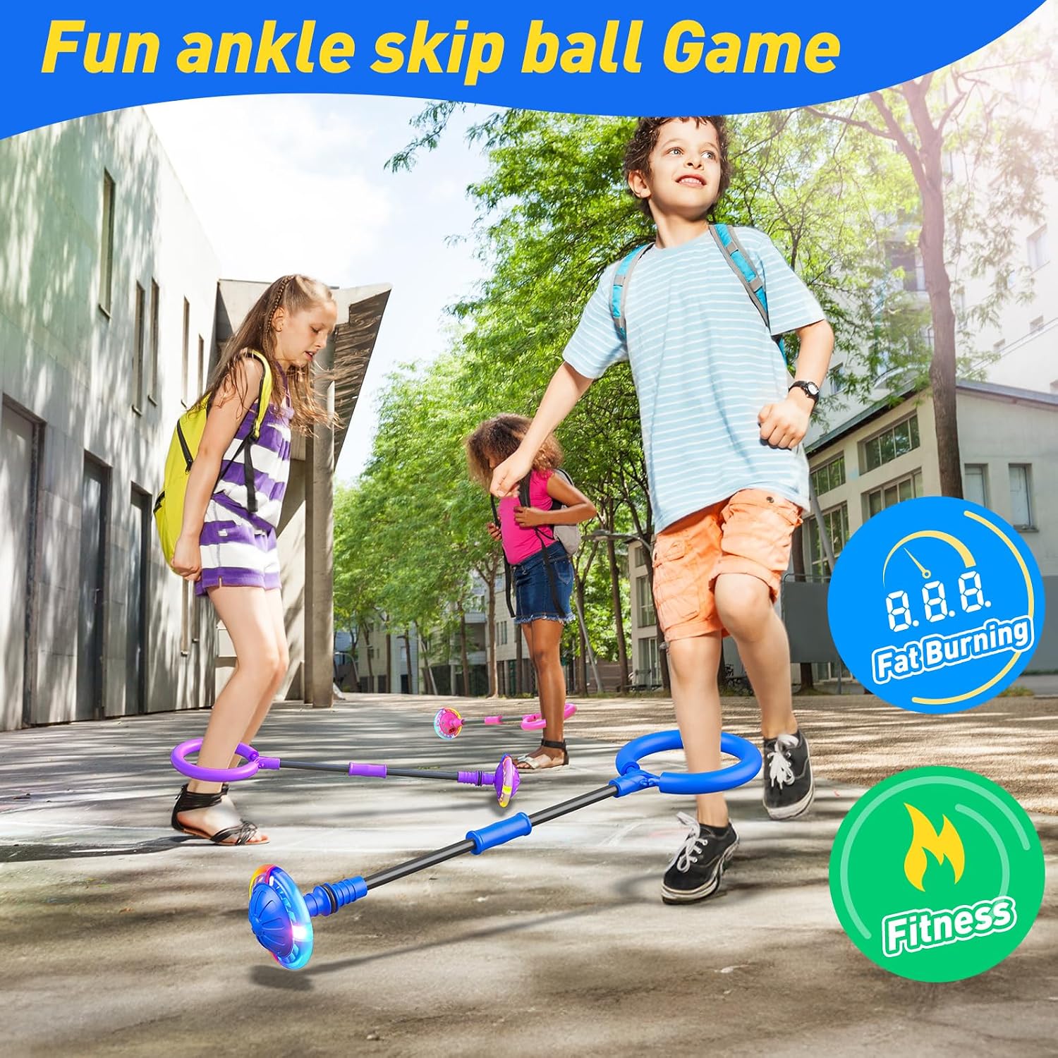 Detalle 2 de Hot Bee ankle skip ball for kids