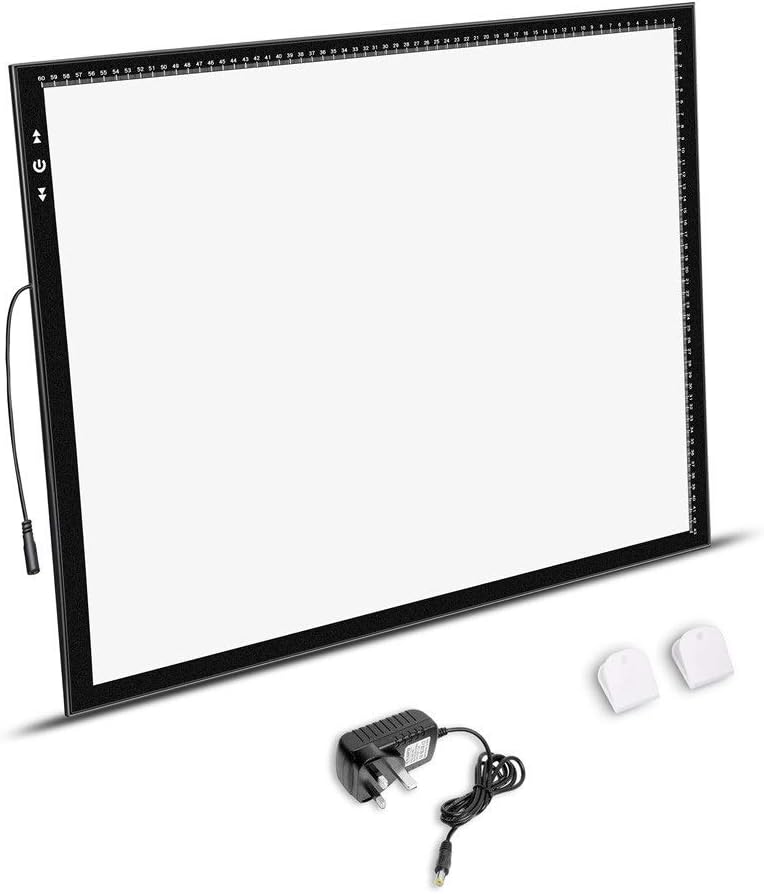 Thumbnail 5 de HSK A1 LED Artist tracing light box with adjustable dimmer (super-thin LED pad for drawing, tattoo transfer & diamond painting)
