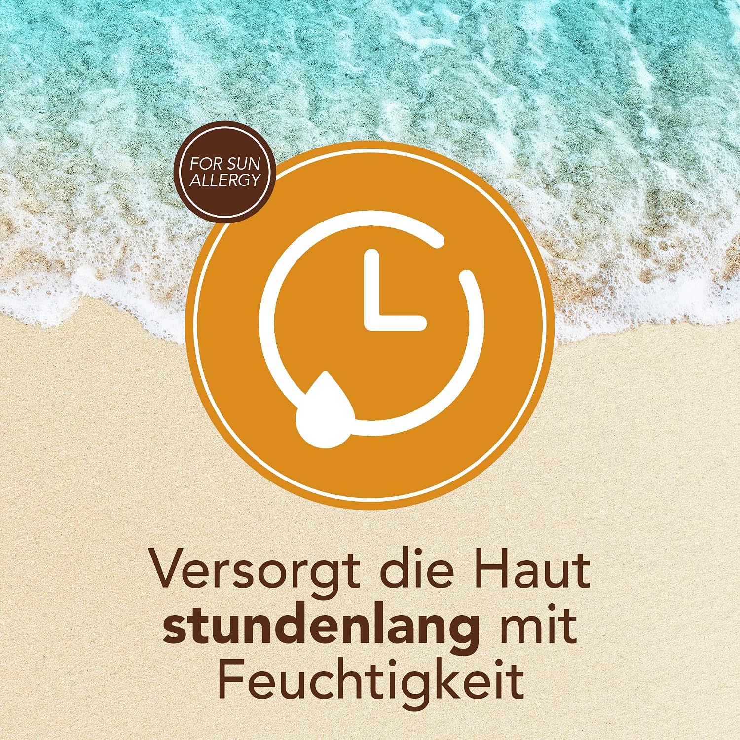 Detalle de PIZ BUIN Allergy Gesichtscreme LSF 50+ – wasserfeste Sonnencreme für empfindliche Haut & Allergiker (50 ml)