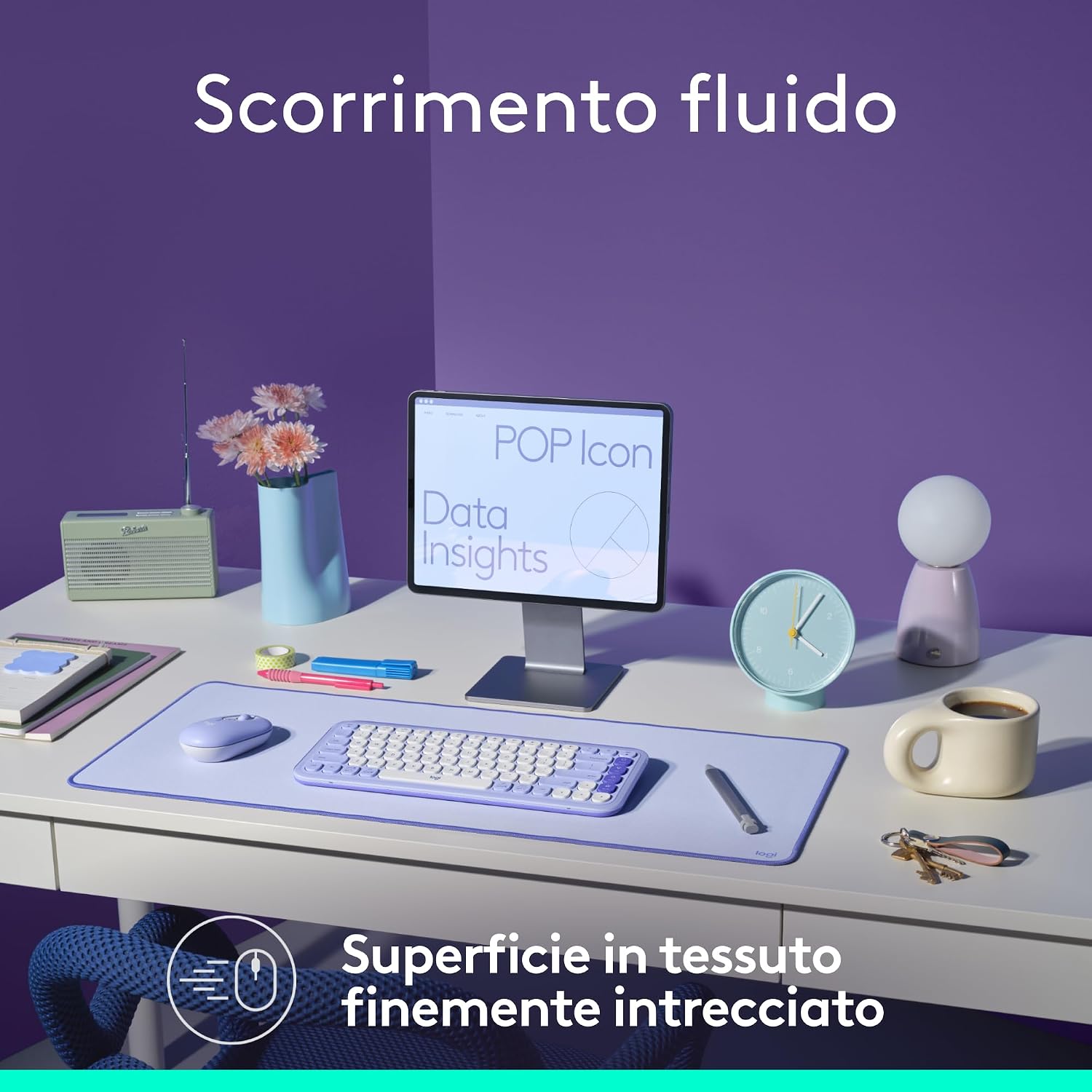 Thumbnail 5 de Logitech Desk Mat Studio Series 30x70 cm 🖥