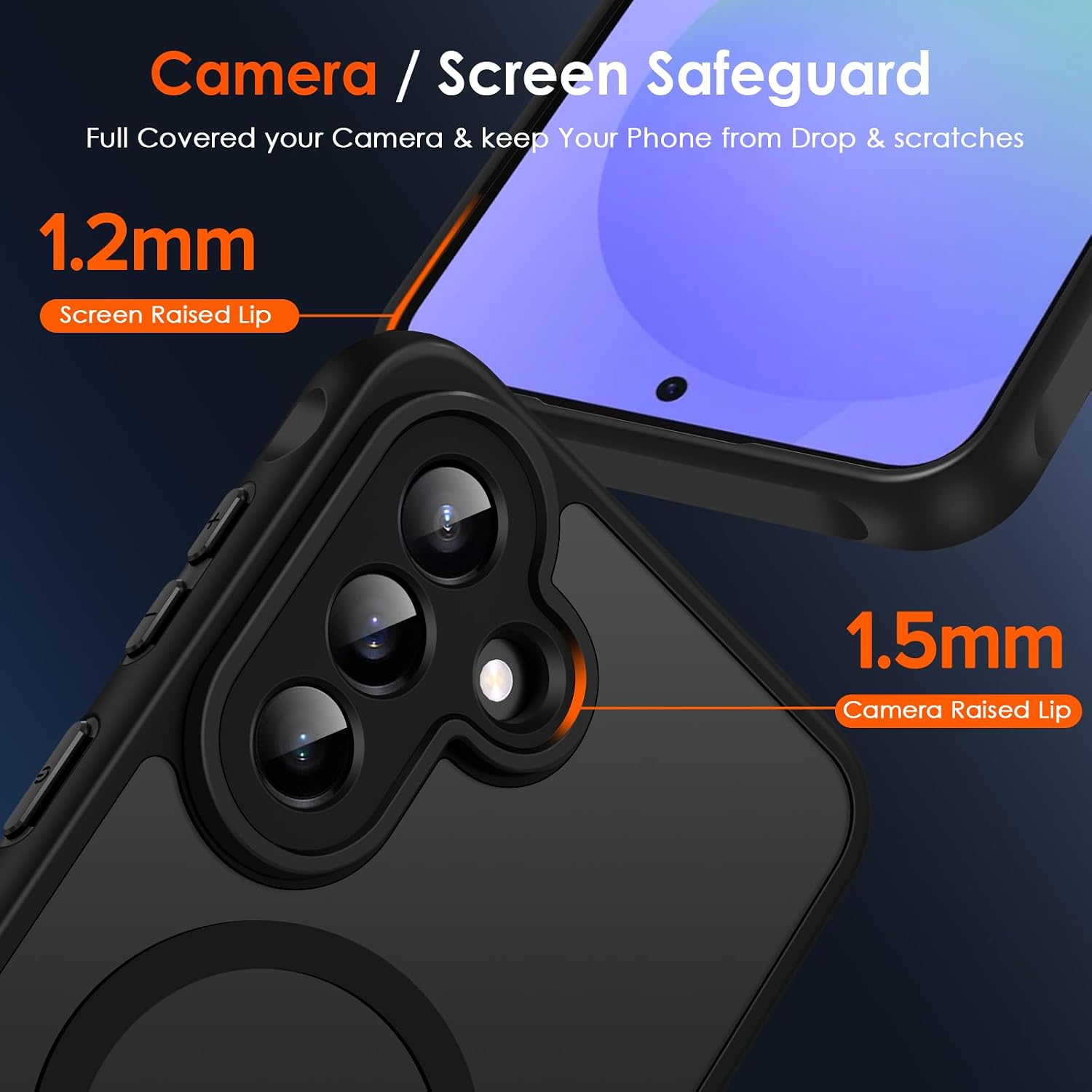 Thumbnail 6 de ivoler 3-in-1 Magnetic Case for Samsung Galaxy A57 5G – Military-Grade Protection with 2 Screen Protectors