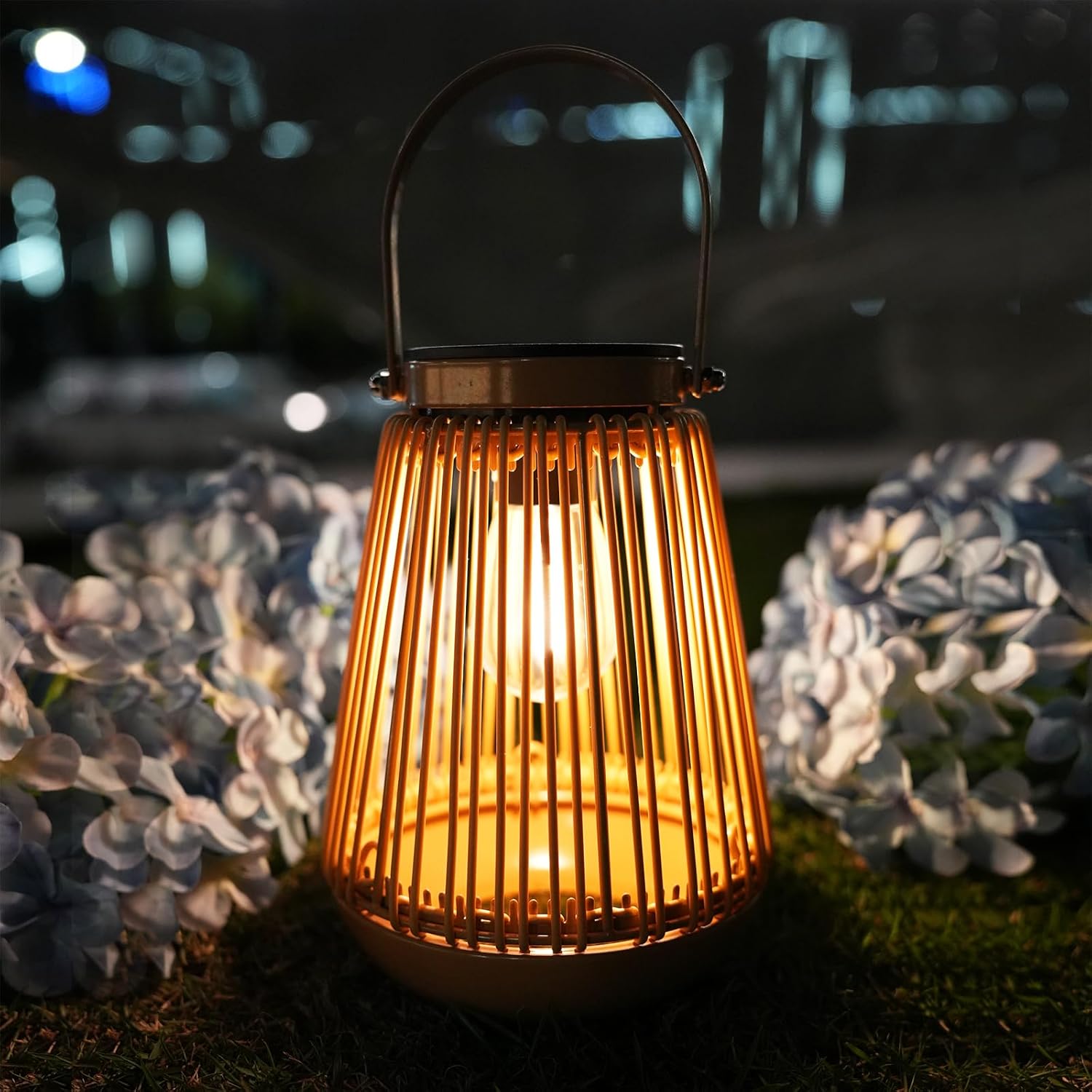 Thumbnail 6 de KagoLing Solar Lights Outdoor Garden (2 Pack) – Metal Hanging Solar Lanterns, Waterproof IP65