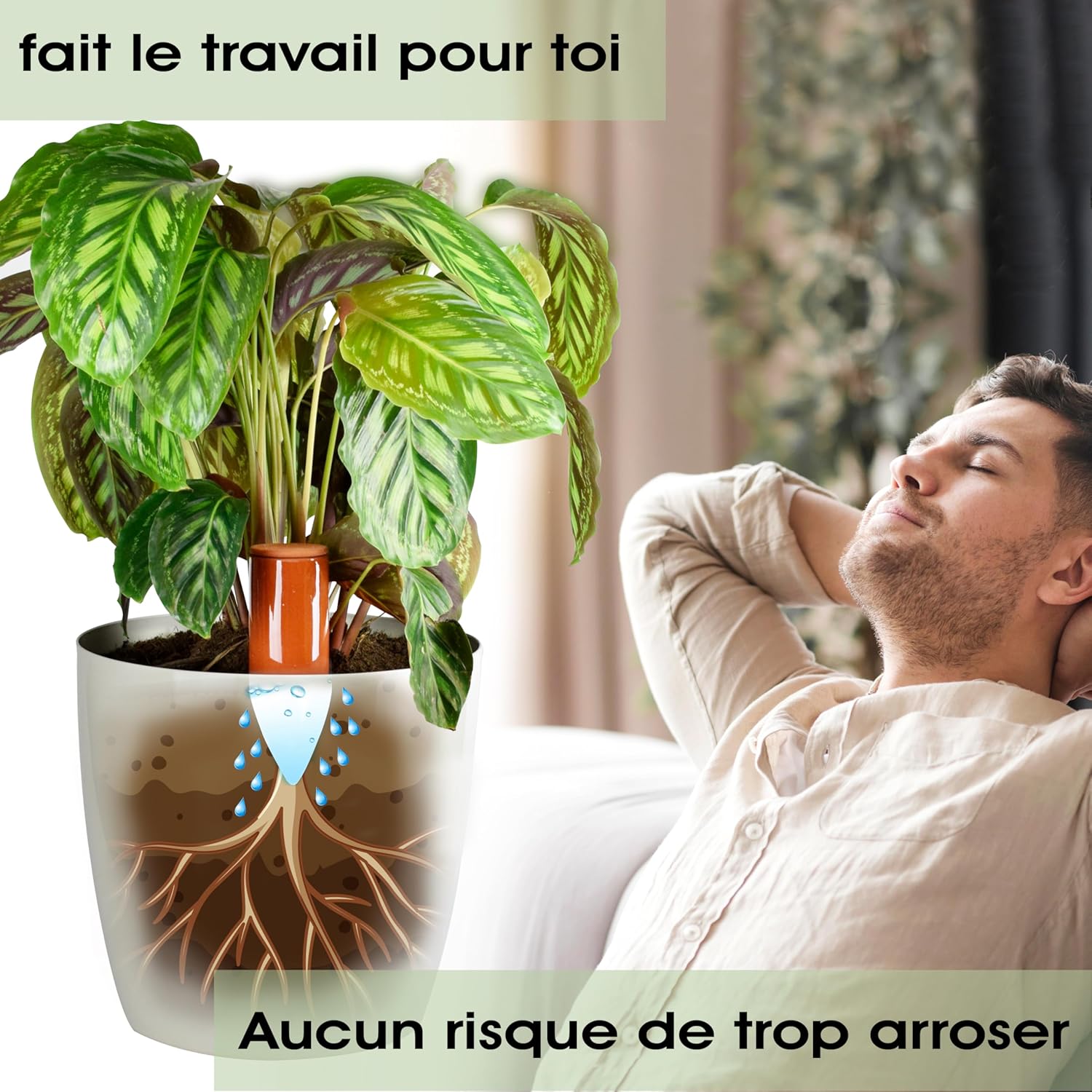 Thumbnail 2 de LIVONDO Arrosoir terre cuite 530 ml 🌷