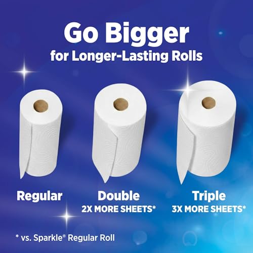 Thumbnail 7 de Sparkle Pick-A-Size Paper Towels, 6 Double Rolls (660 Sheets) — Strong 2-Ply for Kitchen Cleanup