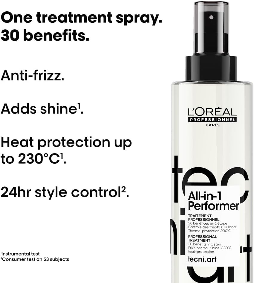 Detalle 2 de L’Oréal Professionnel Tecni.ART All in 1 Performer 30 Multi-Benefit Leave-In Spray