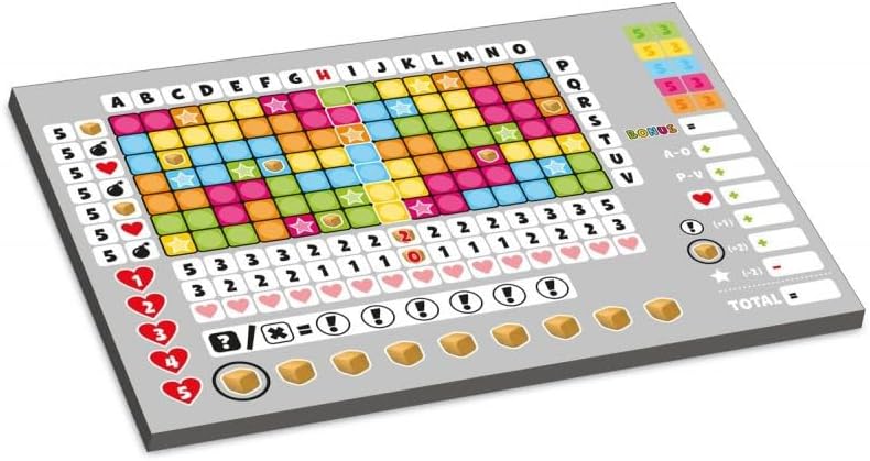Detalle de Schmidt Spiele 88270 Encore et Encore – Roll & Write, jeu de dés
