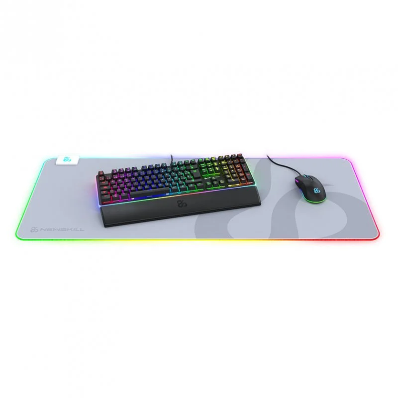 Thumbnail 3 de Newskill Nemesis V2 Ivory Alfombrilla Gaming RGB XL