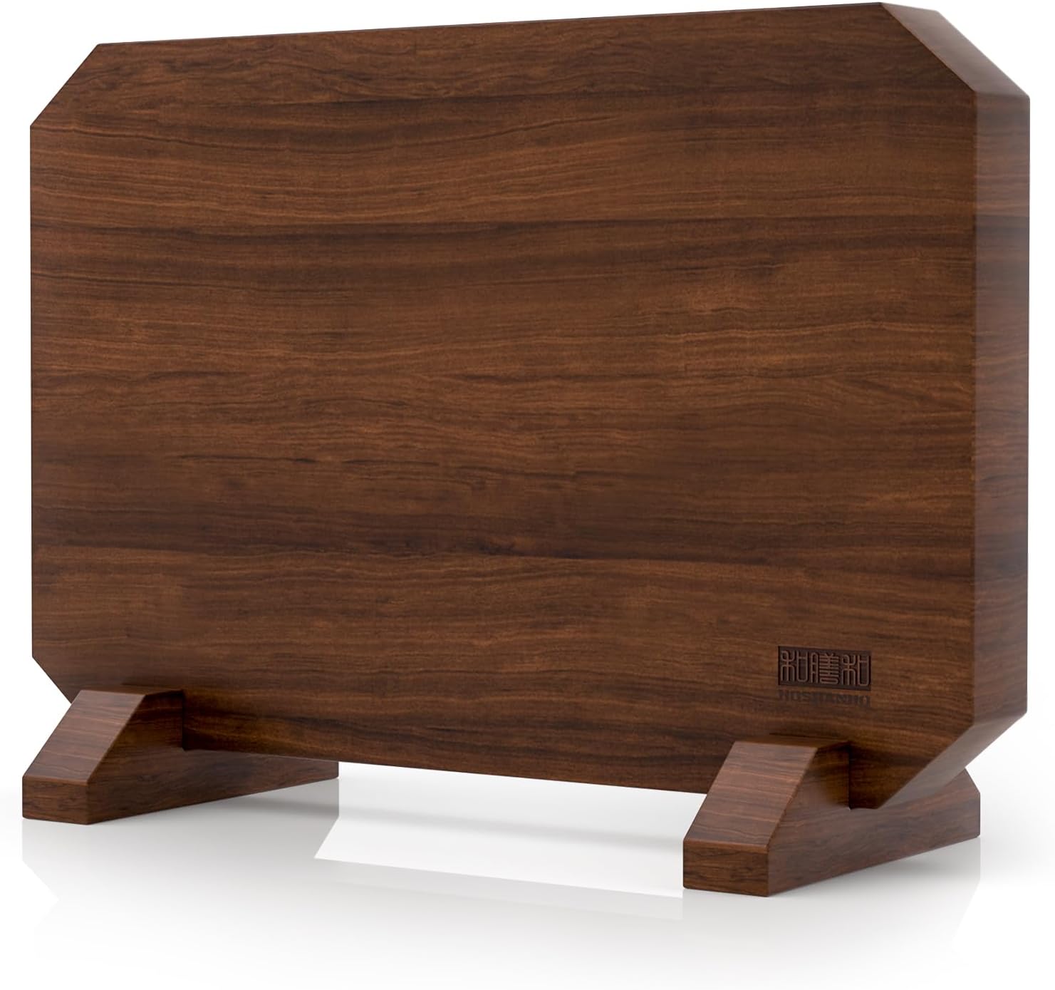 Detalle de HOSHANHO Magnetic Knife Block, Acacia Wood