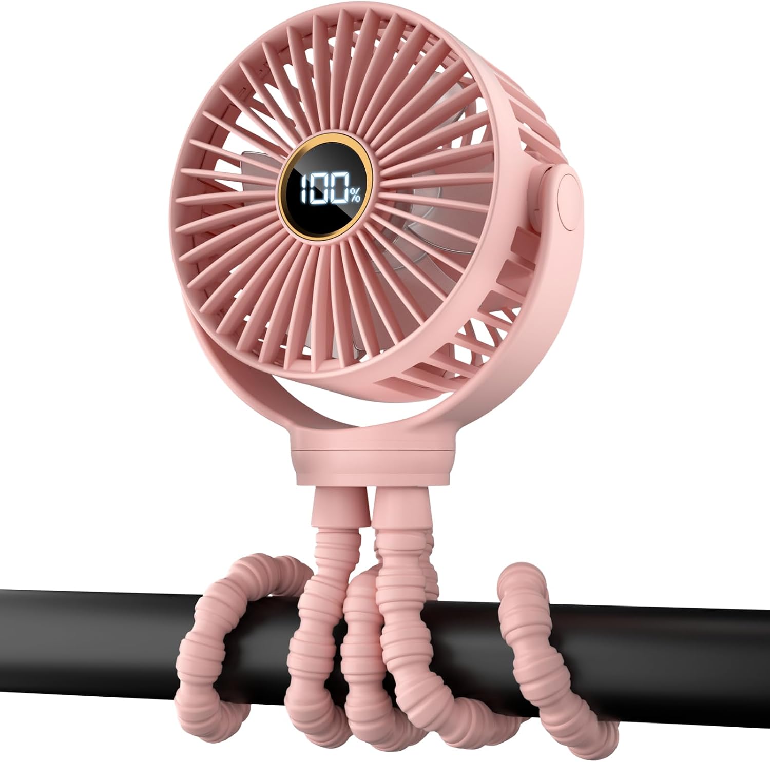 Detalle de Portable Stroller Fan with 360° Rotation