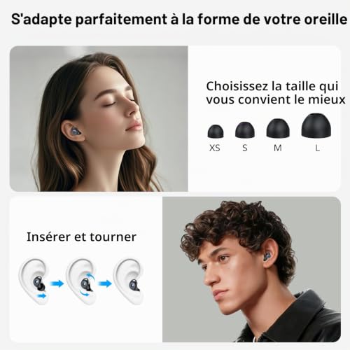 Thumbnail 5 de IKG Bouchon d'oreille Pour Dormir – Anti-Bruit 45 dB, 4 Tailles (XS à L)