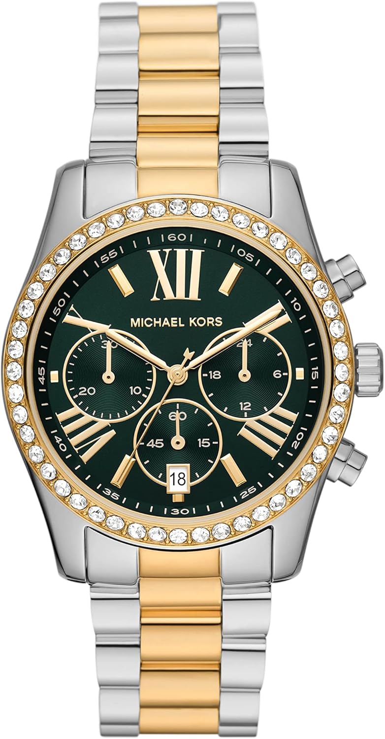 Thumbnail 6 de Michael Kors Montre Lexington pour Femme — Mouvement chronographe quartz, bracelet en acier inoxydable