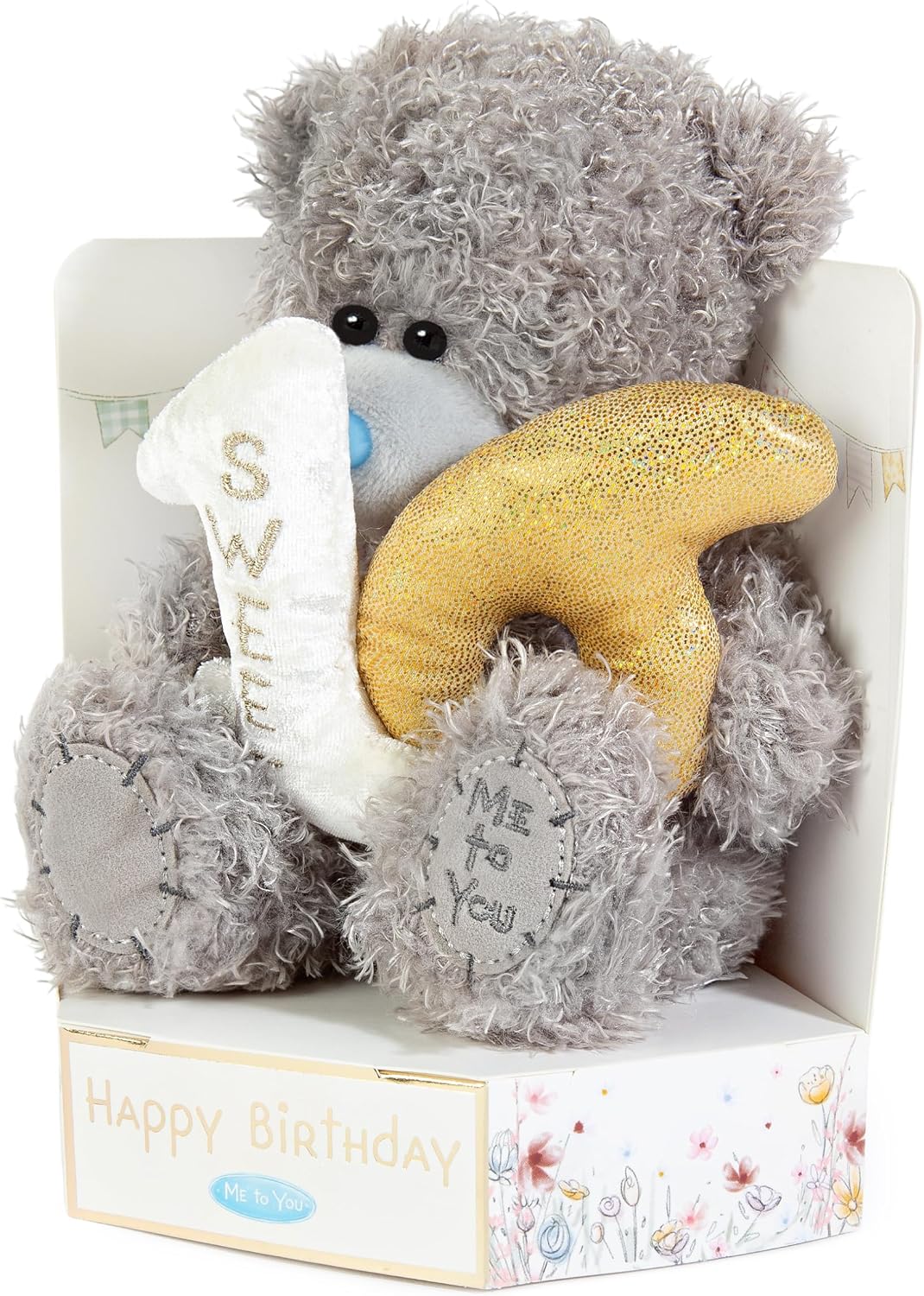 Detalle 2 de Me to You Tatty Teddy 16th Birthday Plush 15cm bear on plinth