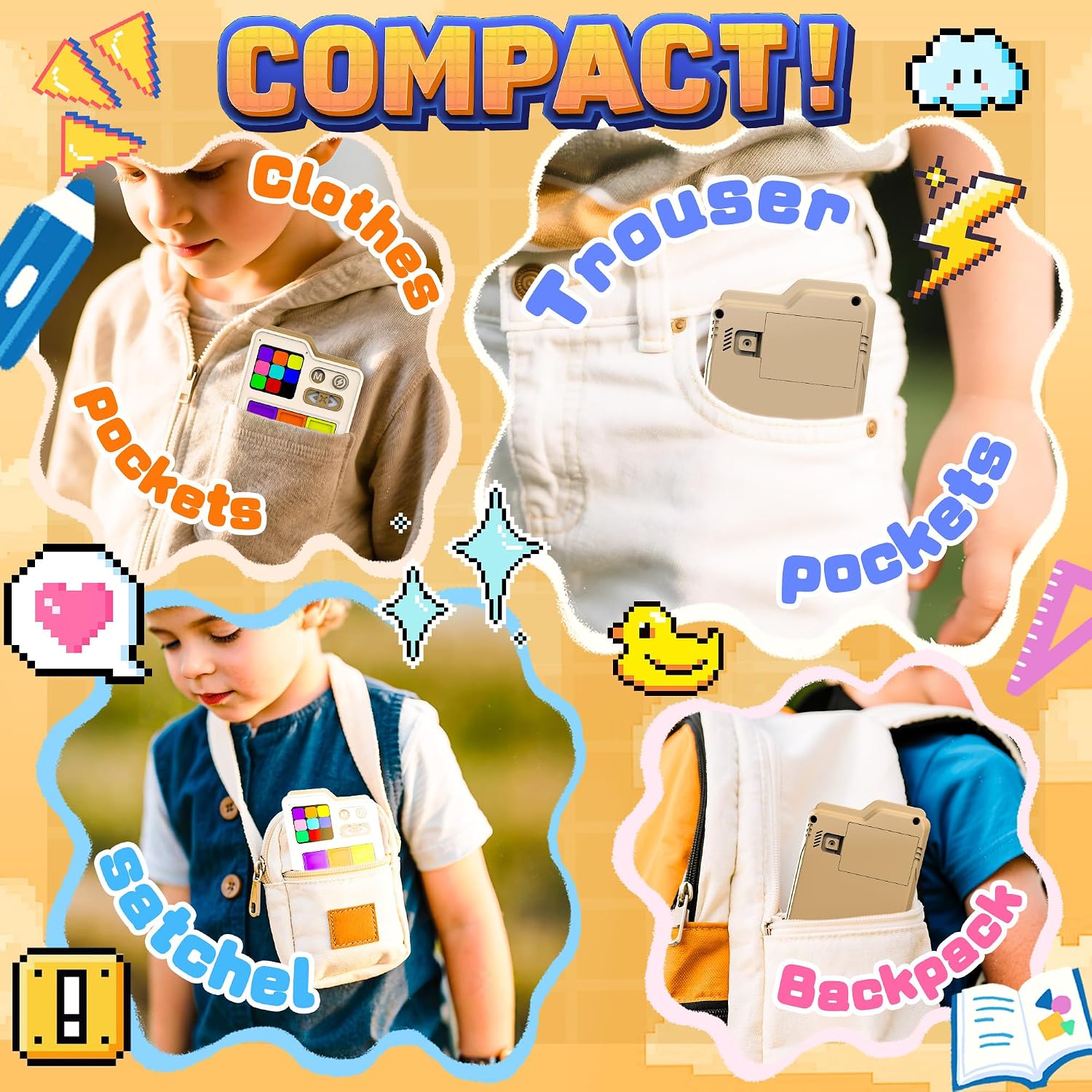 Detalle de SMILESSKIDDO Kids’ Electronic Sliding Puzzle, 1,000+ Challenges