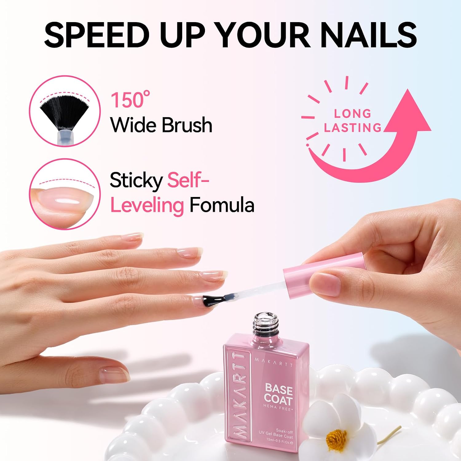 Thumbnail 5 de Makartt Top Coat Gel UV 2 x 10ml 💅