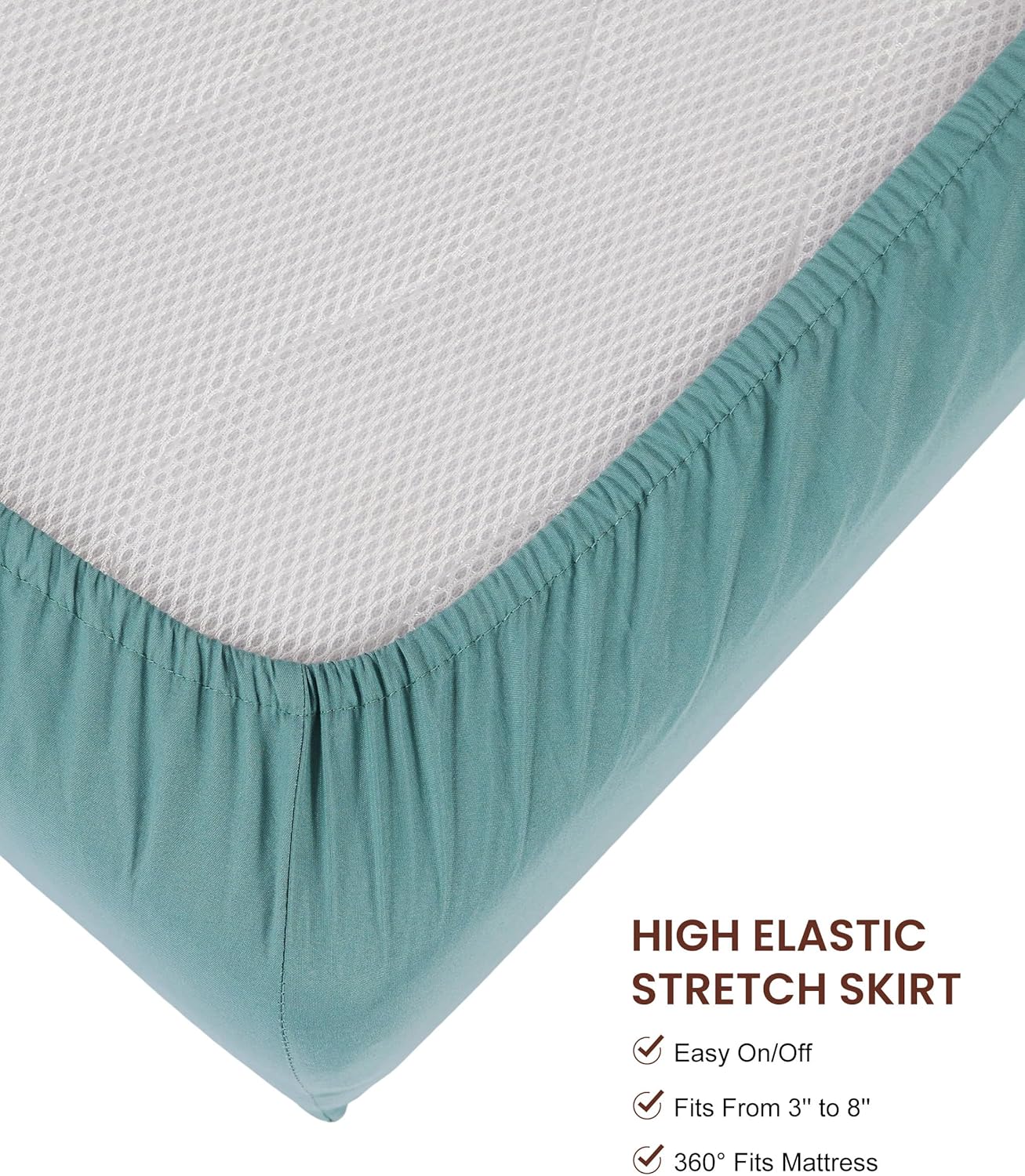 Detalle 2 de VivaCozy Crib Sheets 52x28 Inch