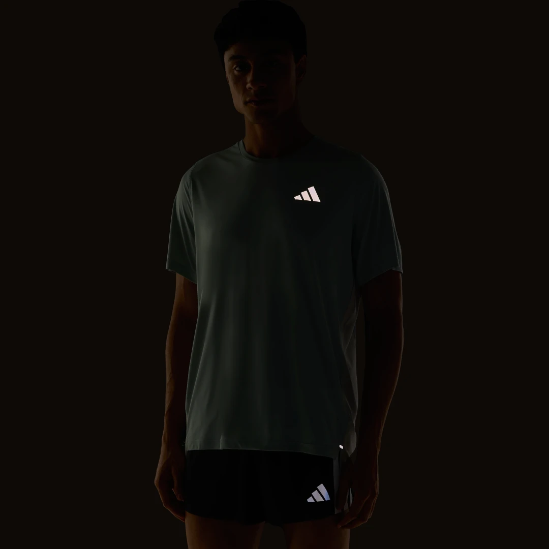 Detalle de Camiseta de running adi365Breeze de Adidas, verde