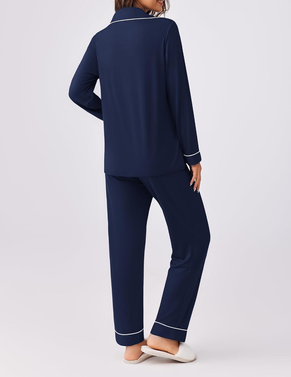 Detalle 2 de Ekouaer Women's Pajama Set Rayon