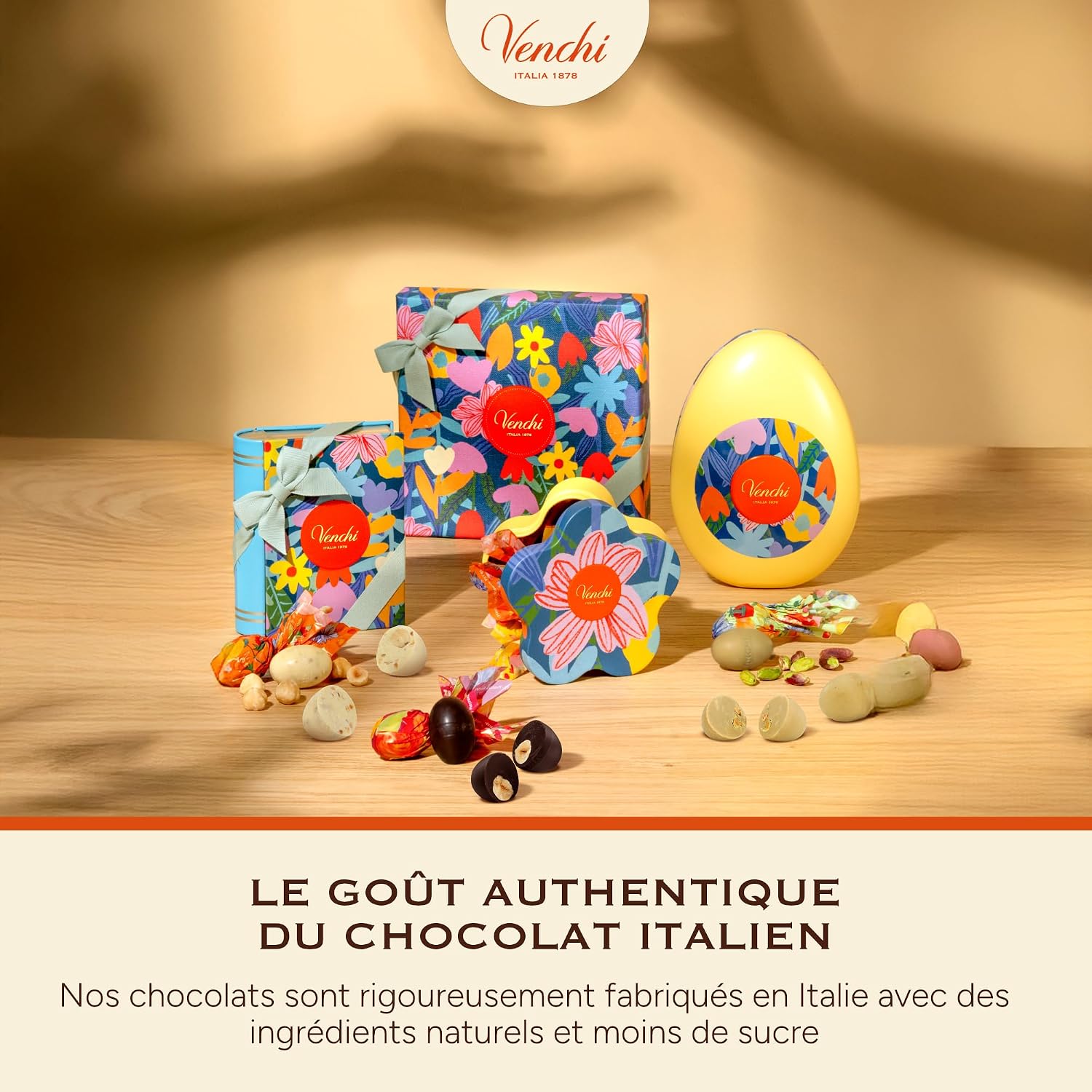 Thumbnail 6 de Venchi Mini Livre en métal avec 6 chocolats Chocoviar assortis (117 g) – Collection Printemps Teresa Rego