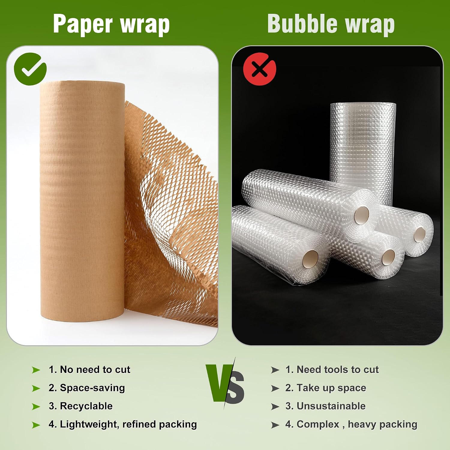 Thumbnail 6 de LuckyGuard CY160 Honeycomb Packing Paper, 12" x 200 ft with 20 Fragile Stickers