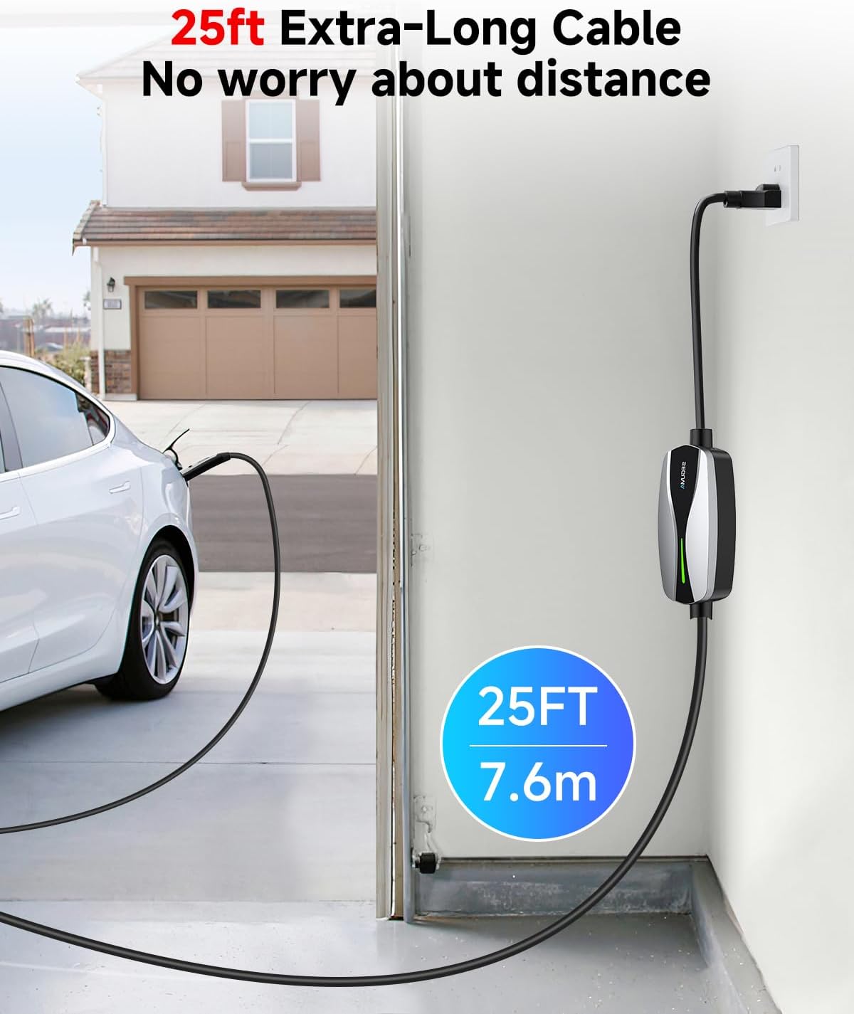 Detalle 2 de Seguma Portable 16A EV Charger