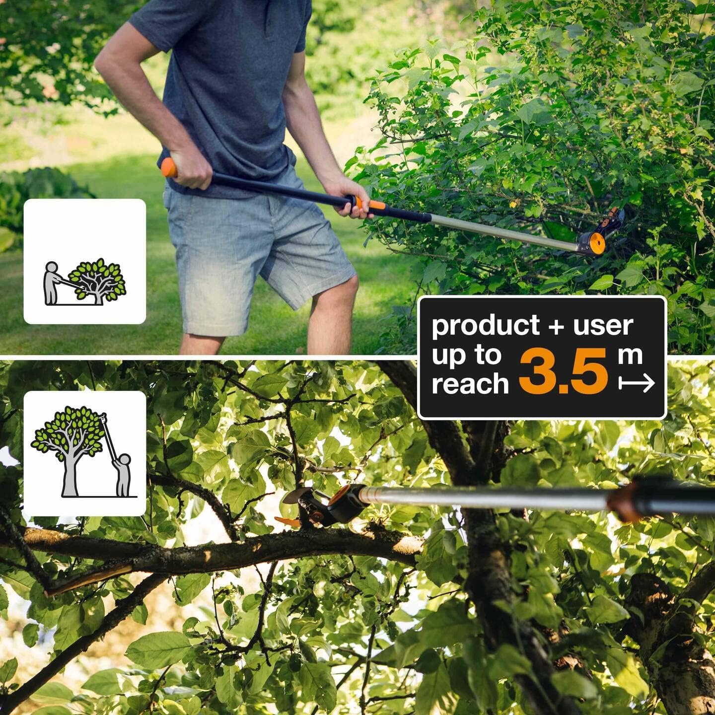 Thumbnail 3 de Fiskars Bypass-Schneidgiraffe UPX82 1,6 m – robustes Rasenschnitt- bzw. Astwerk-Werkzeug