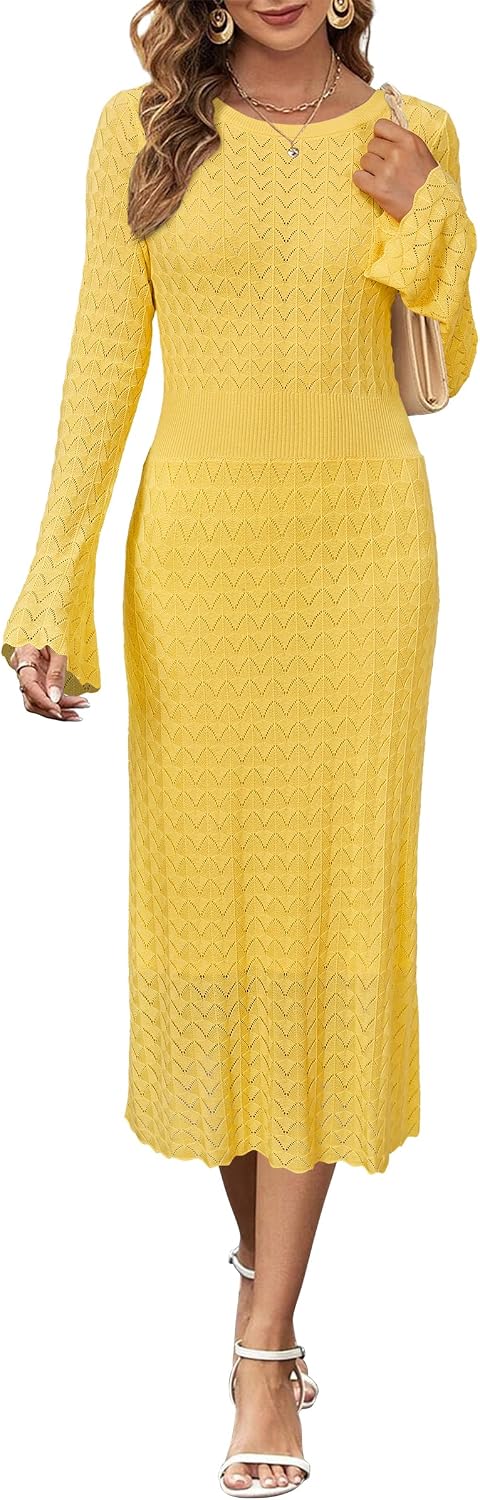 Detalle de Newshows Sweater Dress in Knit Fabric