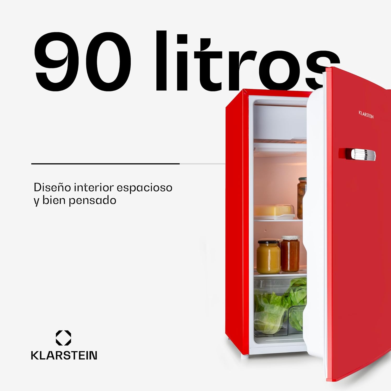 Thumbnail 1 de KLARSTEIN Beercracker 😎 Nevera 90L con Compartimentos y Abrebotellas